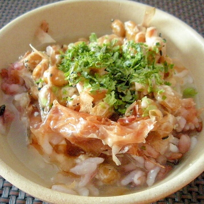 お夜食に 雑穀ごはんと納豆の簡単茶漬け レシピ 作り方 By Kojarin7 楽天レシピ お夜食に 雑穀ごはんと納豆の簡単茶漬け レシピ 作り方 By Kojarin7 楽天レシピ